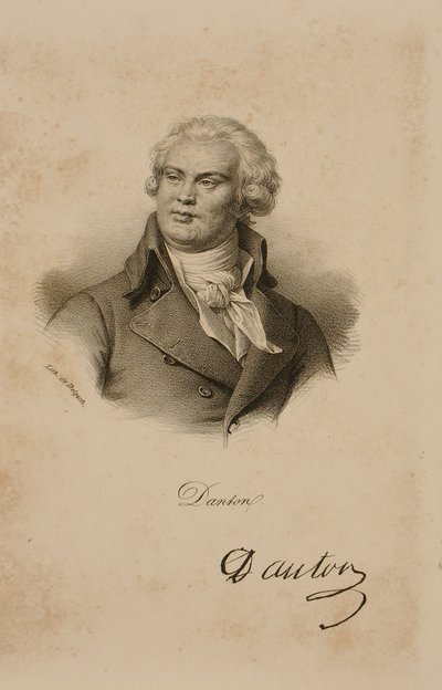 Portrait of Georges Danton by Francois Seraphin Delpech